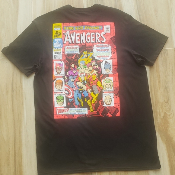 Vintage MARVEL POSTER T-Shirt Short Sleeve - Picture 6 of 7